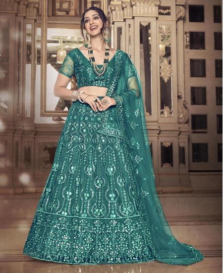 Picture of Ravishing Rama Lehenga Choli