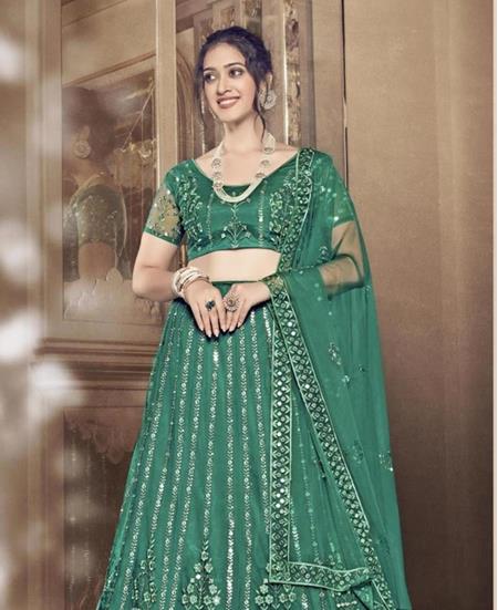 Picture of Superb Rama Lehenga Choli