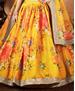 Picture of Comely Yellow Lehenga Choli