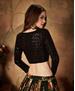 Picture of Excellent Black Lehenga Choli