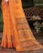 Picture of Fine Orange Casual Saree