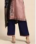 Picture of Exquisite Brown Straight Cut Salwar Kameez