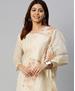 Picture of Splendid Off White Straight Cut Salwar Kameez