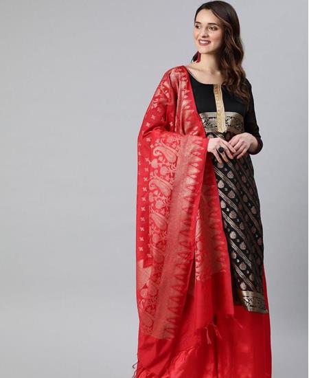 Picture of Appealing Black Straight Cut Salwar Kameez