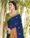 Picture of Excellent Blue Casual Saree