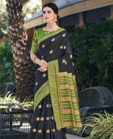 Picture of Taking Black Casual Saree