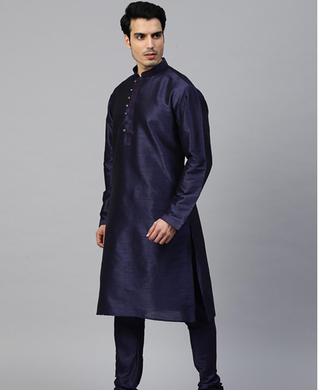 Picture of Ideal Navy Blue Kurtas