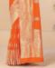 Picture of Pleasing Orange Silk Saree