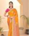 Picture of Superb Yellow Silk Saree