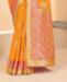 Picture of Superb Yellow Silk Saree