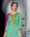 Picture of Sightly Aqua Green Straight Cut Salwar Kameez