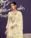 Picture of Enticing Cream Straight Cut Salwar Kameez