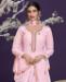 Picture of Gorgeous Light Pink Straight Cut Salwar Kameez