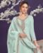 Picture of Magnificent Sea Green Straight Cut Salwar Kameez