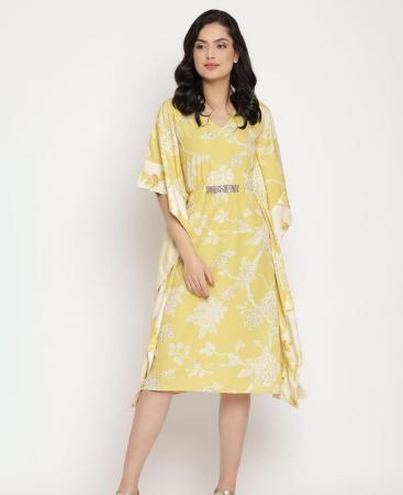 Picture of Charming Lime Green Kurtis & Tunic