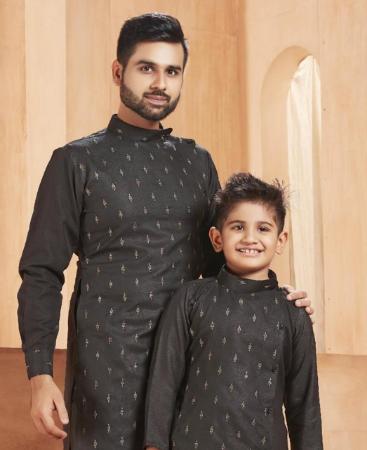 Picture of Pleasing Black Kurtas