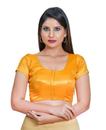 Picture of Stunning Yellow Designer Blouse