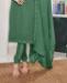 Picture of Alluring Fennel Green Straight Cut Salwar Kameez