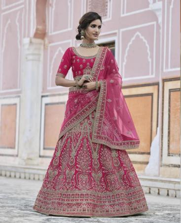 Picture of Lovely Pink Lehenga Choli