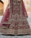 Picture of Fine Maroon Lehenga Choli