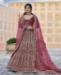 Picture of Sightly Maroon Lehenga Choli