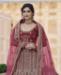 Picture of Sightly Maroon Lehenga Choli