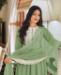 Picture of Pleasing Pista Straight Cut Salwar Kameez