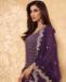 Picture of Marvelous Purple Straight Cut Salwar Kameez