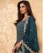 Picture of Admirable Sea Blue Straight Cut Salwar Kameez