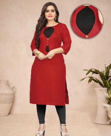 Picture of Stunning Red Kurtis & Tunic