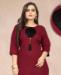 Picture of Well Formed Maroon Kurtis & Tunic