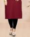 Picture of Well Formed Maroon Kurtis & Tunic