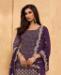 Picture of Grand Purple Straight Cut Salwar Kameez