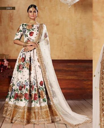 Picture of Amazing Cream Lehenga Choli