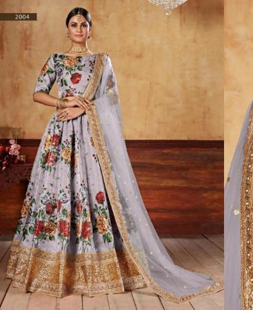 Picture of Shapely Grey Lehenga Choli