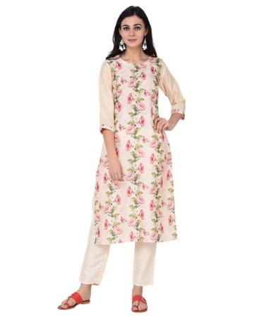 Picture of Graceful Cream Kurtis & Tunic