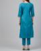 Picture of Charming Peacock Blue Kurtis & Tunic