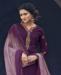 Picture of Lovely Purple Straight Cut Salwar Kameez