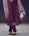 Picture of Lovely Purple Straight Cut Salwar Kameez