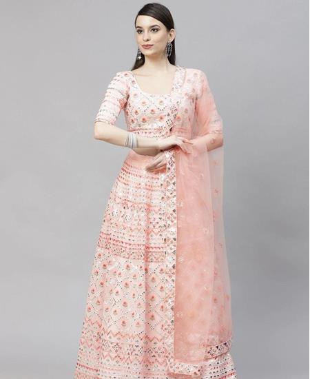 Picture of Marvelous Pink Lehenga Choli