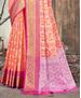 Picture of Bewitching Orange Casual Saree