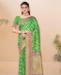 Picture of Gorgeous Green Silk Saree