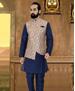 Picture of Excellent Navy Blue Kurtas