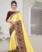 Picture of Stunning Light Yellow Casual Saree