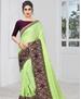 Picture of Charming Light Pista Casual Saree