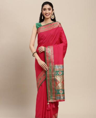 Picture of Sublime Dark Pink Casual Saree