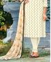 Picture of Stunning Cream Straight Cut Salwar Kameez