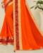 Picture of Good Looking Orange Casual Saree