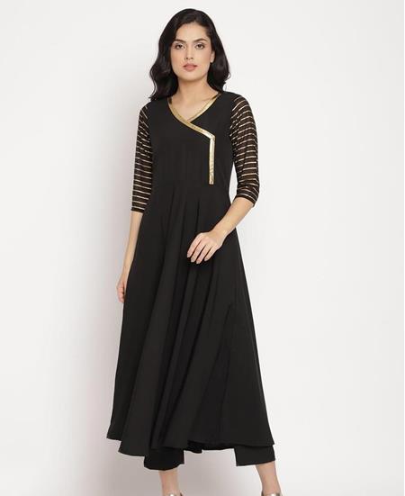 Picture of Magnificent Black Kurtis & Tunic