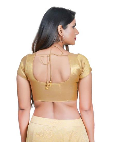 Picture of Comely Copper Gold Designer Blouse